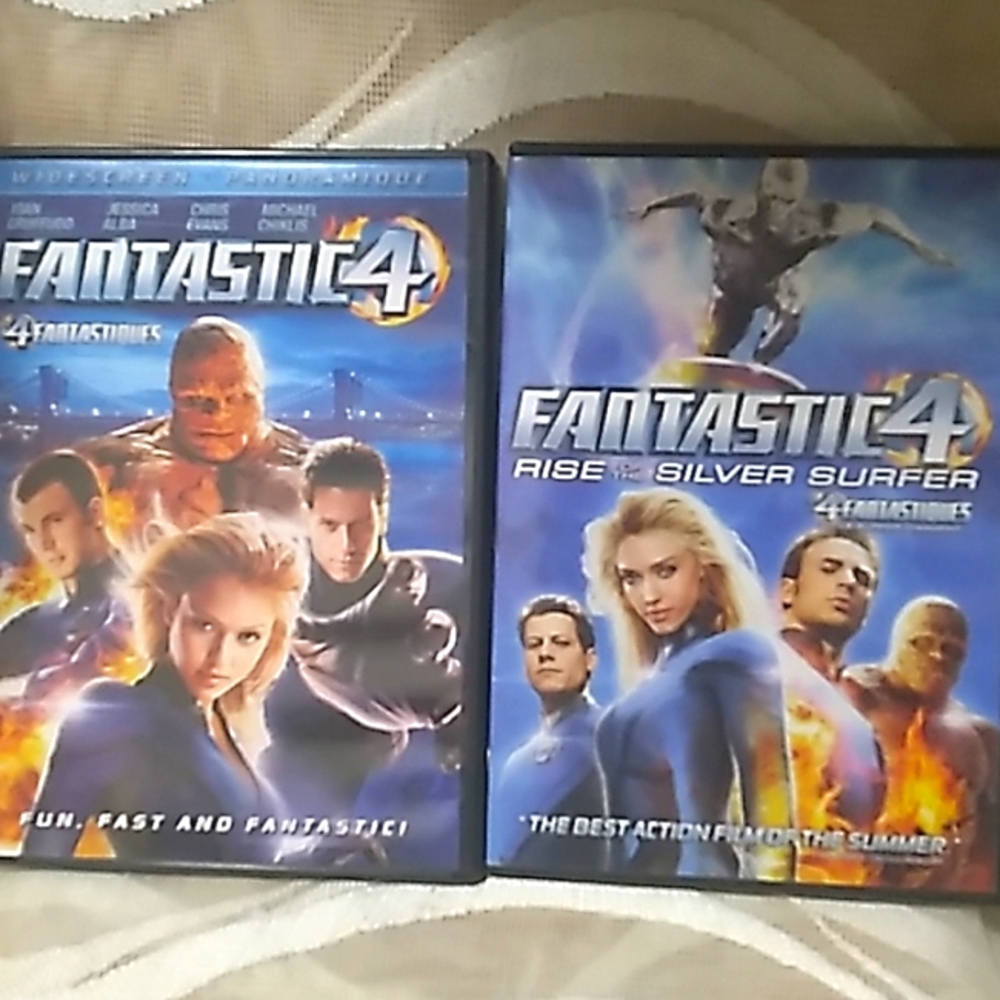 DVD MOVIE BUNDLE "FANTASTIC 4"- 2 MOVIES-2 DISKS